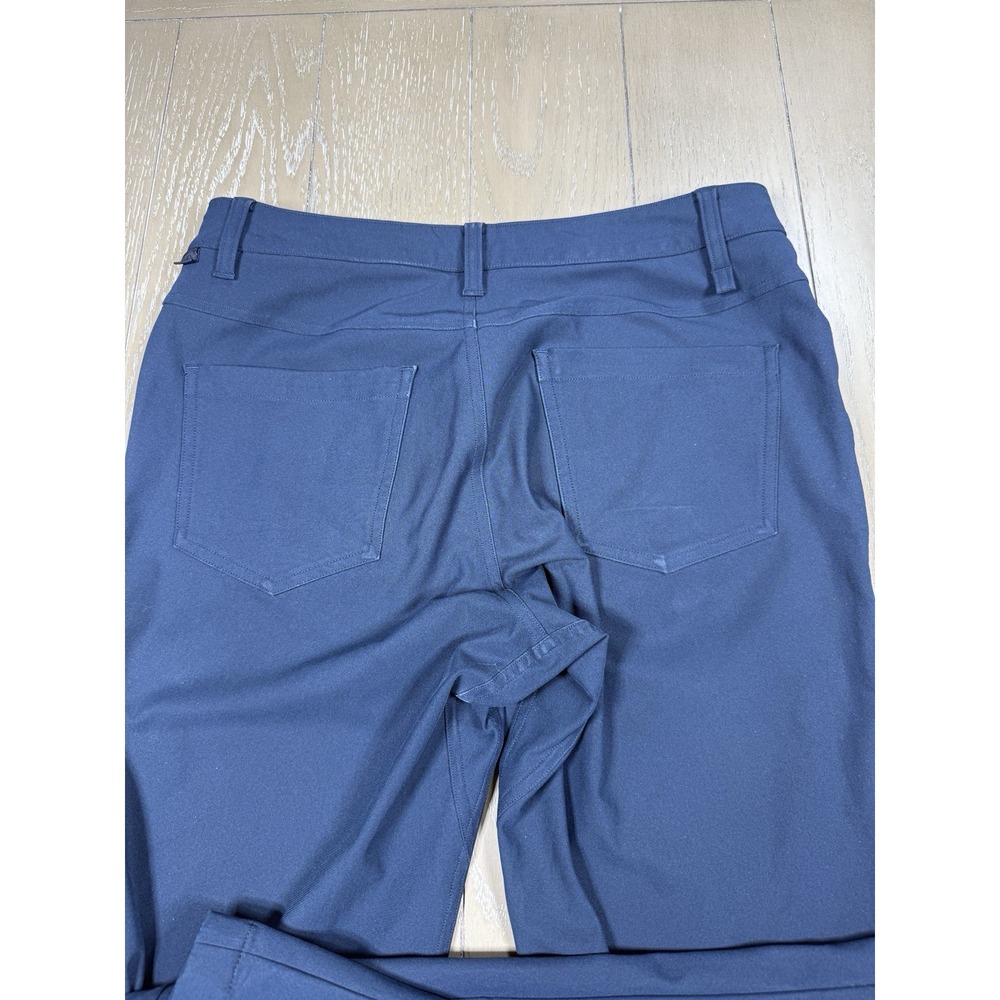 Lululemon Pants Mens 28 Navy ABC Slim Warpstream Stretch Travel Casual - Picture 4 of 16